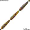Pasta Pearshape Beads 25-30mm