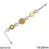 Stainless Steel with Stars 15-20mm