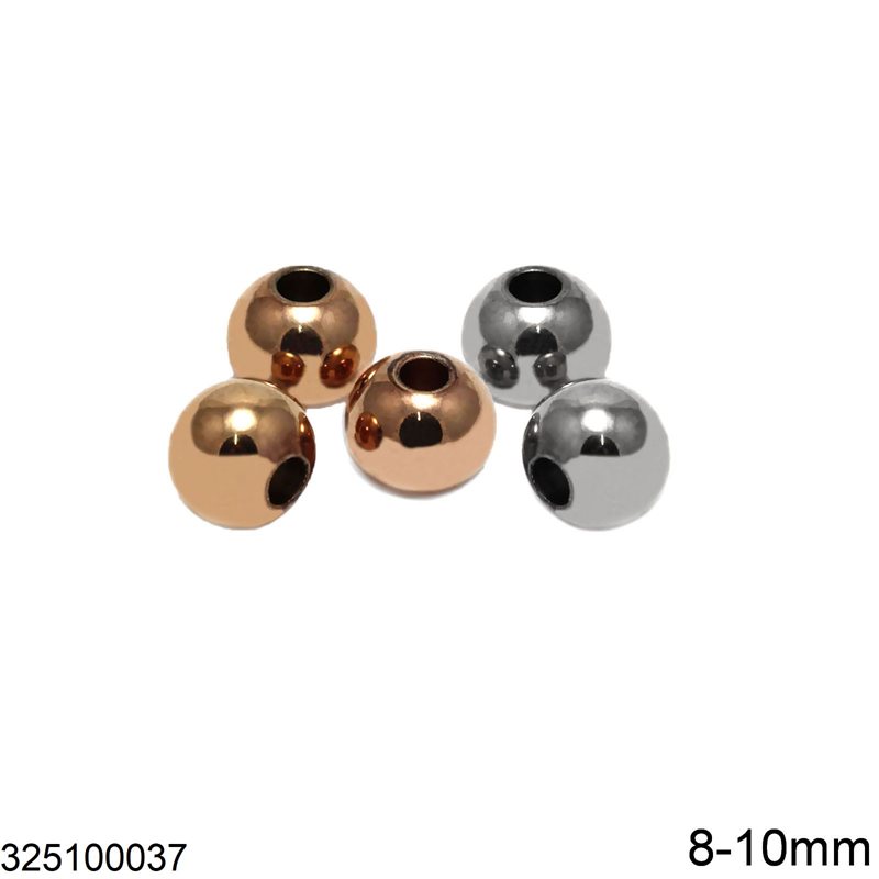 Χάνδρα Ατσάλινη 8-10mm με Τρύπα 2-2.5mm