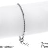 Stainless Steel Rope Chain 2mm