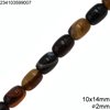 Agate Oval Beads 10x14mm with Hole 2mm