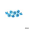 Glass Evil Eye Two Sided 4mm
