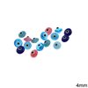 Glass Evil Eye Two Sided 4mm