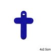Glass Cross 4x2.5cm