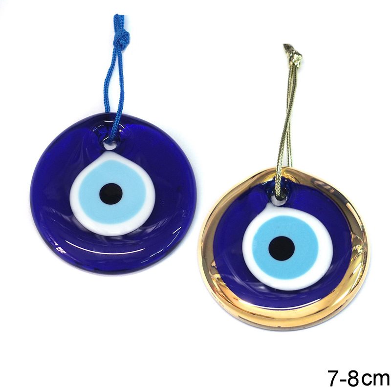 Glass Evil Eye 7-8cm
