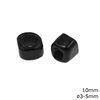 Glass Cube Bead 10mm with 3-5mm hole