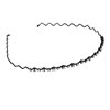 Metallic Hairband with Rhinestones