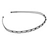 Metallic Hairband with Rhinestones