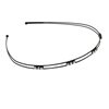 Metallic Hairband with Rhinestones