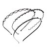 Metallic Hairband with Rhinestones