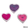 Felt Heart 55mm