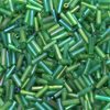 Glass Round Bugle Bead 6mm