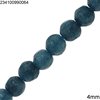Jade Faceted Round Beads 4mm