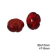 Glass Beads Transparent Colors with Hole 6-8mm