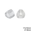 Glass Beads Transparent Colors with Hole 6-8mm