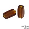 Glass Beads Transparent Colors with Hole 6-8mm