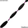 Agate Oval Beads 30-40mm