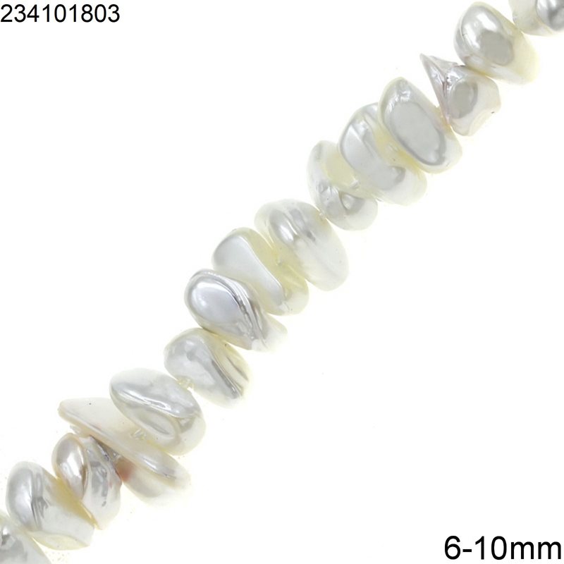 Χάνδρες Φίλντισι Επιμαργαριτωμένο Chips 6-10mm