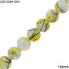 Glass Round Bead 10mm