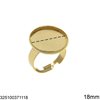 Stainless Steel Ring Base with Round Cup 8-25mm