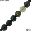 Jade Faceted Round Beads 10mm