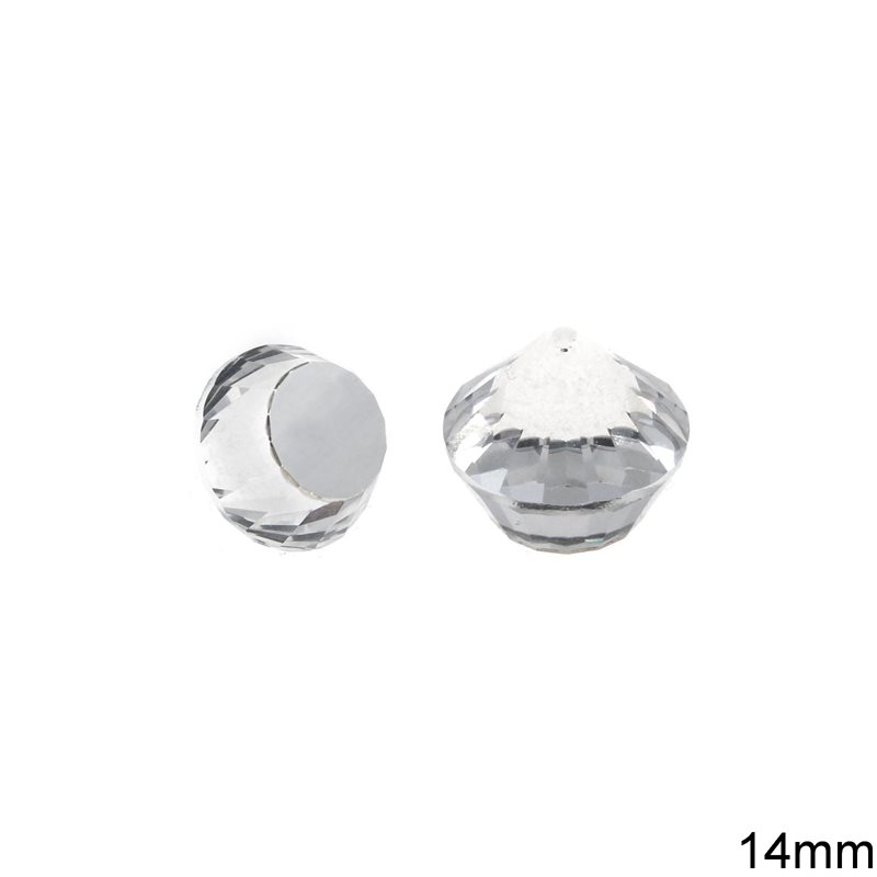 Crystal Pyramid Stone 14mm 4866