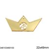 2025 Plexiglass New Years Lucky Charm Ship 22x49mm