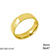 Stainless Steel Bold Ring 6mm