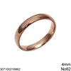 Stainless Steet Bold Ring 4mm