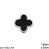 CCB Cross Bead with Enamel 16mm UV plated