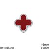 CCB Cross Bead with Enamel 16mm UV plated