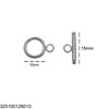 Stainless Steel Toggle Clasp 10-22mm