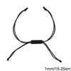 Cord Bracelet 1mm with Macrame Clasp 15-25cm