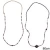 Necklace with Semi Precious Stones 80cm