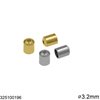 Stainless Steel Cap with Hole 3.2mm