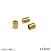 Stainless Steel Cap with Hole 3.2mm