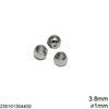 Χάνδρα Μπρούτζινη 3.8mm με Τρύπα 1mm