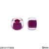 Glass Pony Beads 9mm with Hole 3mm