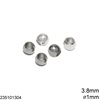 Χάνδρα Μπρούτζινη 3.8mm με Τρύπα 1mm