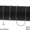 Αλυσίδα Ατσάλινη Καζανάκι 2mm