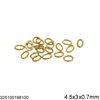 Stainless Steel Oval Jump Ring 4.5x3.4x0.7mm