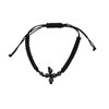 Macrame Bracelet Cross with Hematite Beads