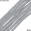Κορδόνι με Πέτρες και Στρας Στρογγυλό 6mm