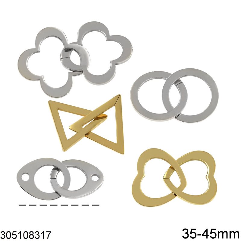 Stainless Steel Spacers Geometric shapes