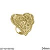Stainless Steel Ring Heart 34mm