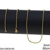 Αλυσίδα Ατσάλινη Καζανάκι 2mm