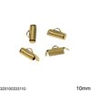 Stainless Steel Tube Clasp with Ring 10-35mm