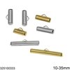 Stainless Steel Tube Clasp with Ring 10-35mm