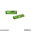 Baguette Rhinestone 24x8mm