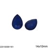 Pearshape Rhinestone 14x10mm